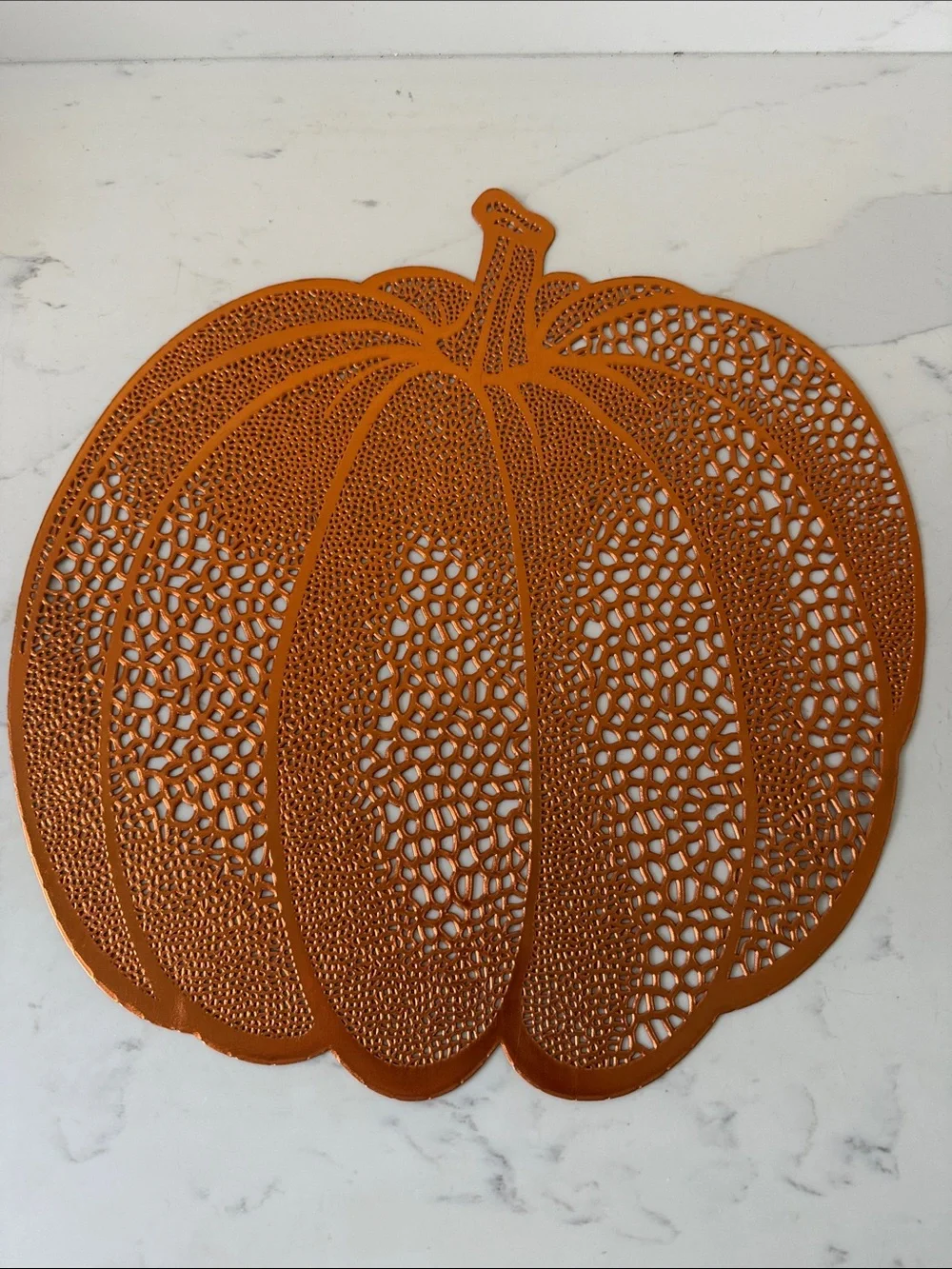 Orange Pumpkin Placemats Set of 2